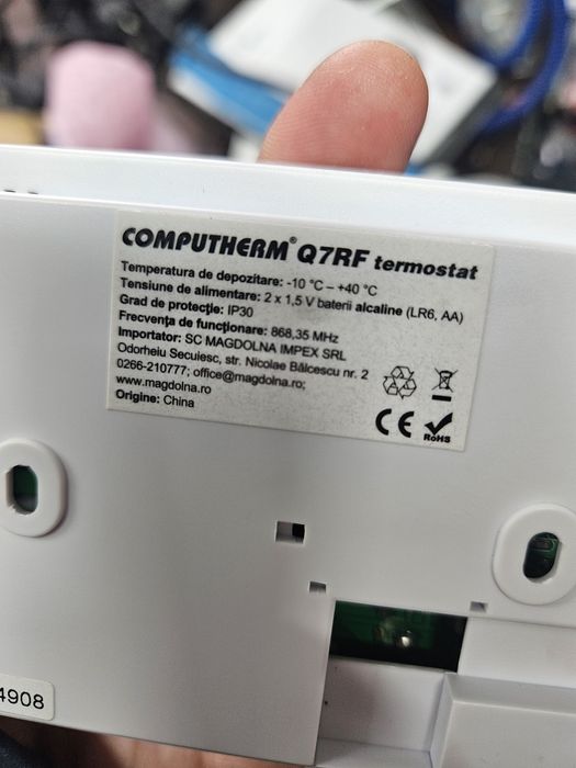 Termostat fara fir wireless Computherm Q7RF