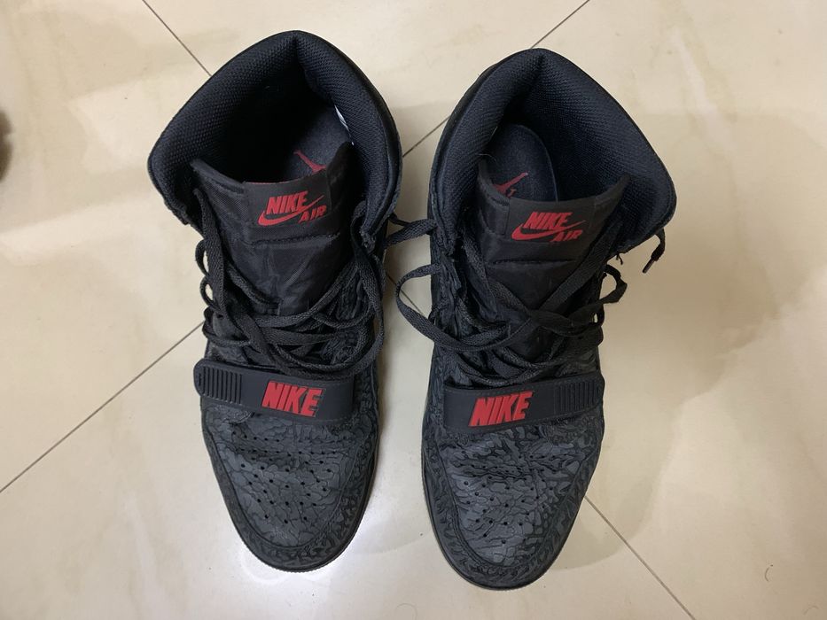 Jordan Legacy 312 Elephant Print Bred, marimea 44,5
