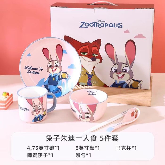 Набор посуды детский 5.1 персонажами Disney