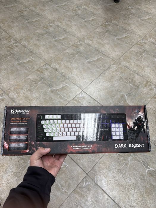 Клава-dark knight мышка-hollow light weiht mouse