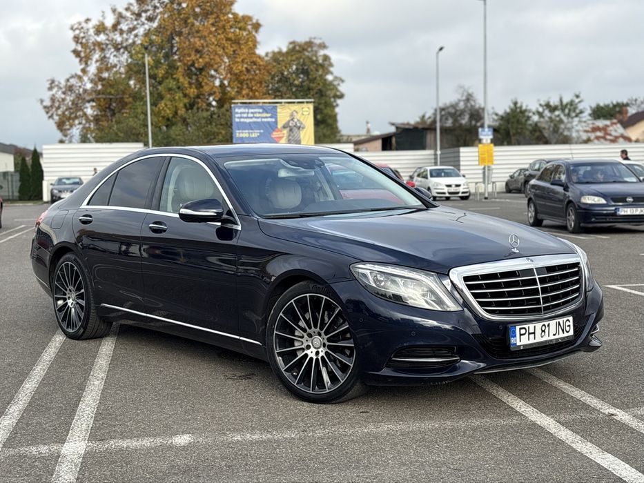 Mercedes S350 S-class ILS 2015 4MATIC piele crem, inmatriculat