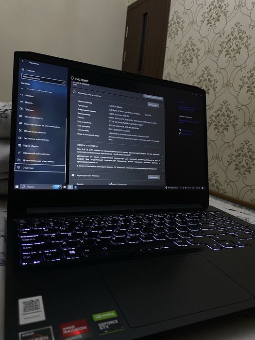 ИГРОВОЙ НОУТБУК Lenovo IdeaPad Gaming 3, Ryzen 5, GTX 1650
