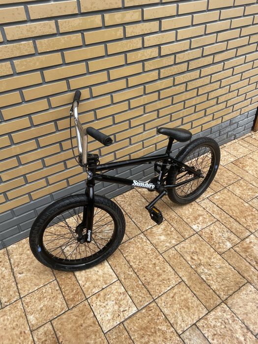 BMX Sunday черный с серебрянным рулем