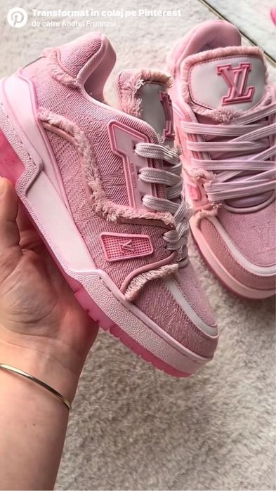 *FULL BOX* Louis Vuitton Trainer Roz -Calitate Premium ( Livrare cu Verificare Colet)