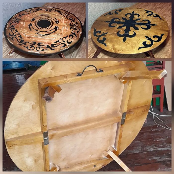 Столы низкие в национальном стиле