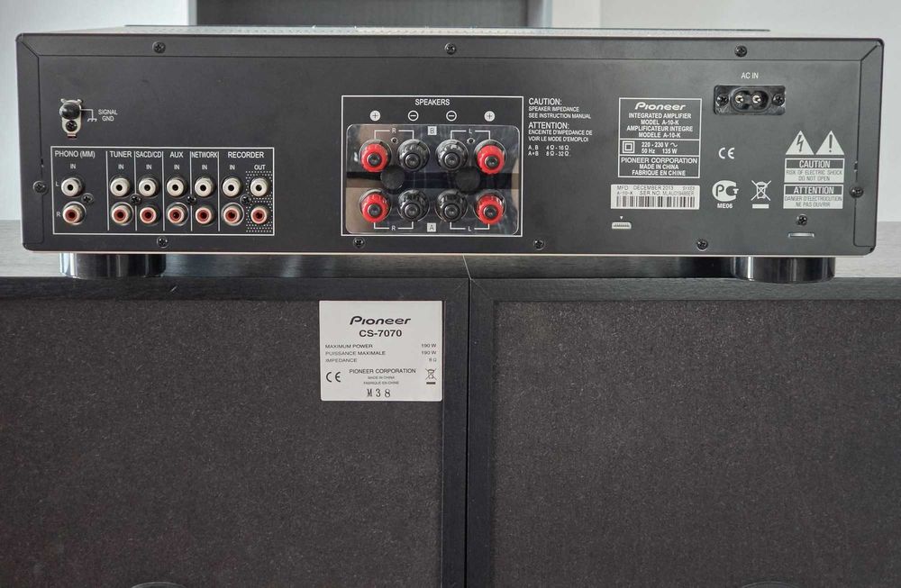 Set Amplificator Pioneer A-10-K si boxe Pioneer CS-7070