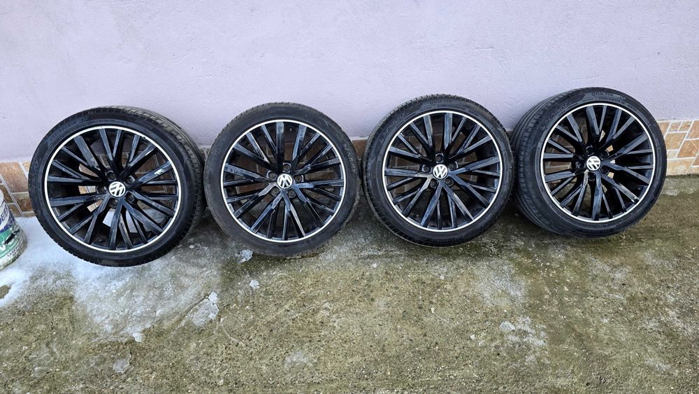 jante 5x112 r18 cu anvelope de vara dot 2023