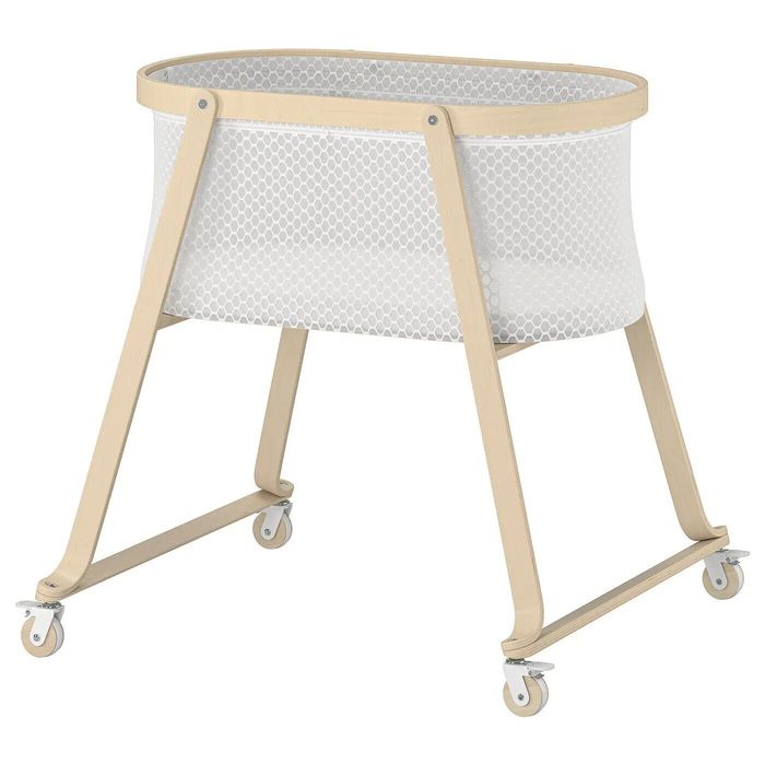 Бебешка кошара IKEA + матрак и 4 чаршафа + основа за въртележка