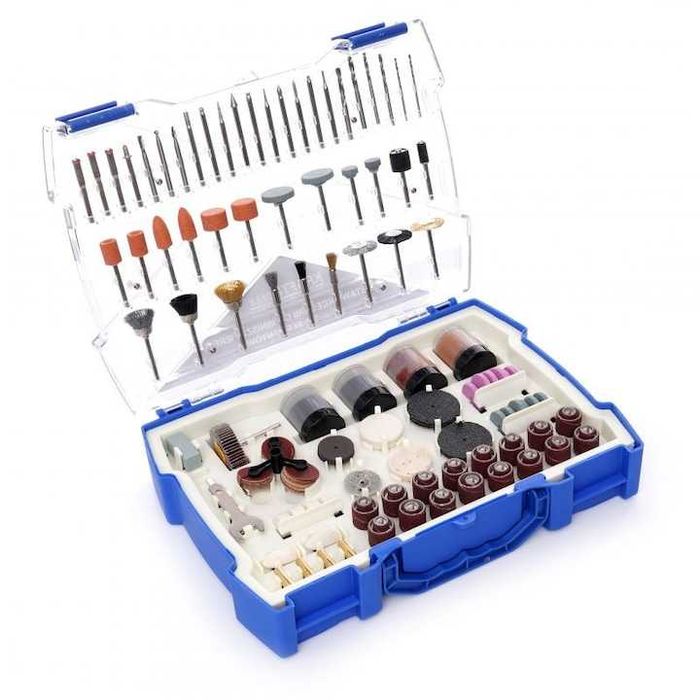 Set de accesorii pentru mini freze cu 239 piese KD10756 Kraftdele