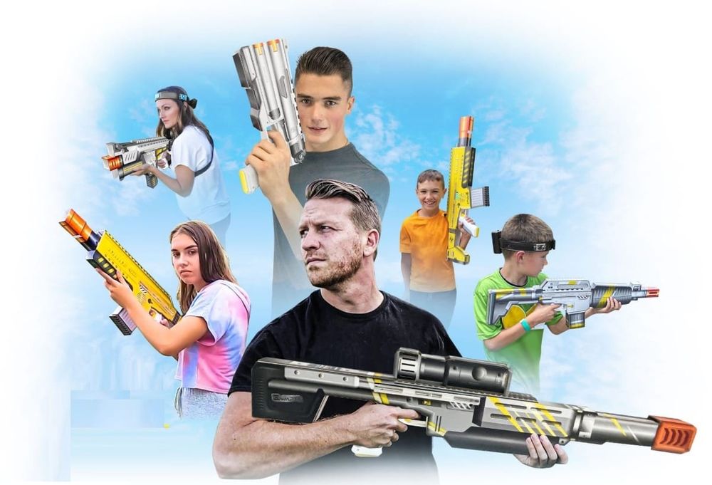 AVANSAT 2h: LASER TAG in curte 10-99ani)