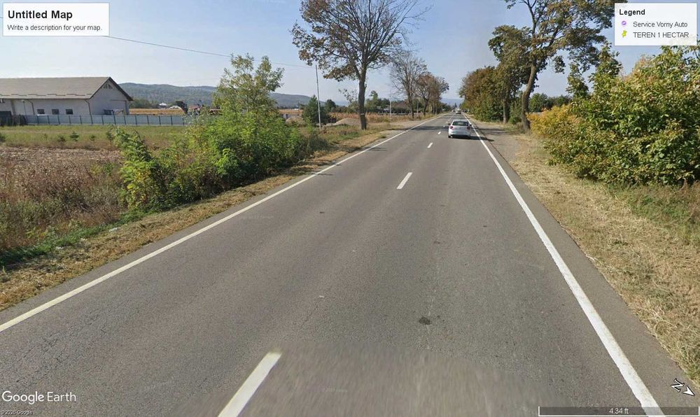 Teren 1 hectar la DN 15B -Deschidere 39 ml - Investitie Comerciala