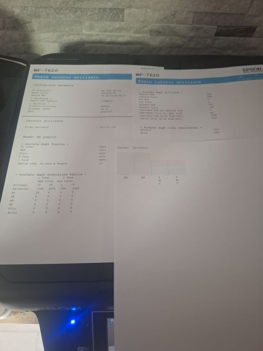 Vând imprimantă A3 cu cartușe incarcabile si autoresetabile profesională