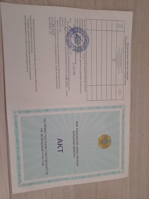 Жер сатылады 7 сотка