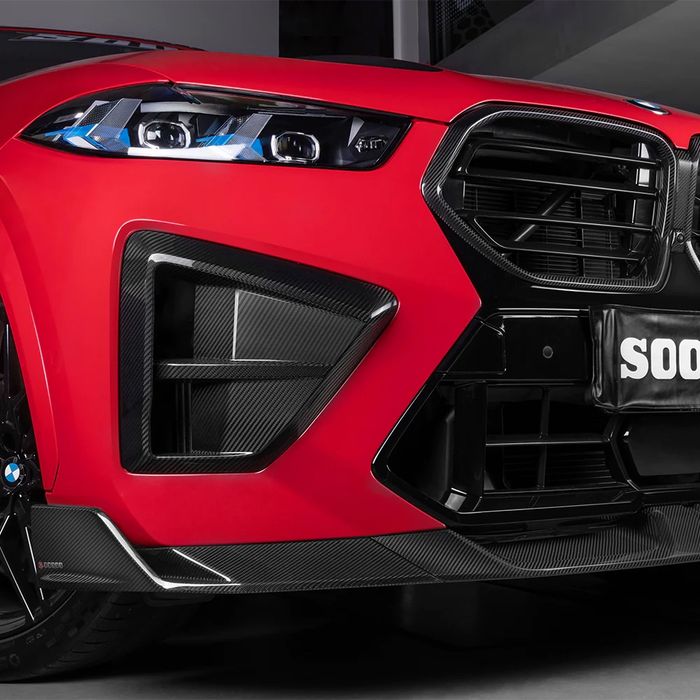 Lip Prelungire Carbon buza BMW X6M X5M F95 F96 Lci facelift 2023+