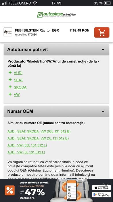 Racitor egr  FEBI BILSTAIN