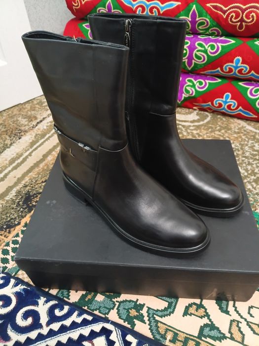 Сапоги зимние 37 размер натуральная кожа