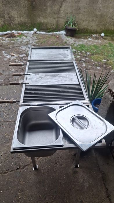 Gratar complet din inox alimentar