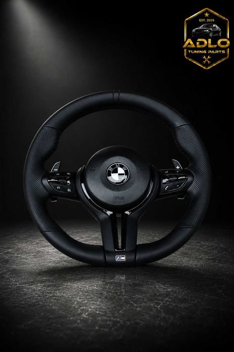 Volan Sport M BMW F10 F20 F30 F01  Seria 1 2 3 4 5 6 7 X1 X2 X3 X4 X5 X6 cu Padele