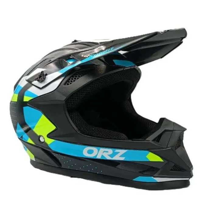 Крос каска, Каска за мотор, Атв, Вело, Размери M и L, Черен-син