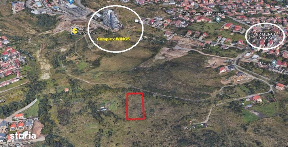 Zorilor - Frunzisului, Teren intravilan 2.600 mp
