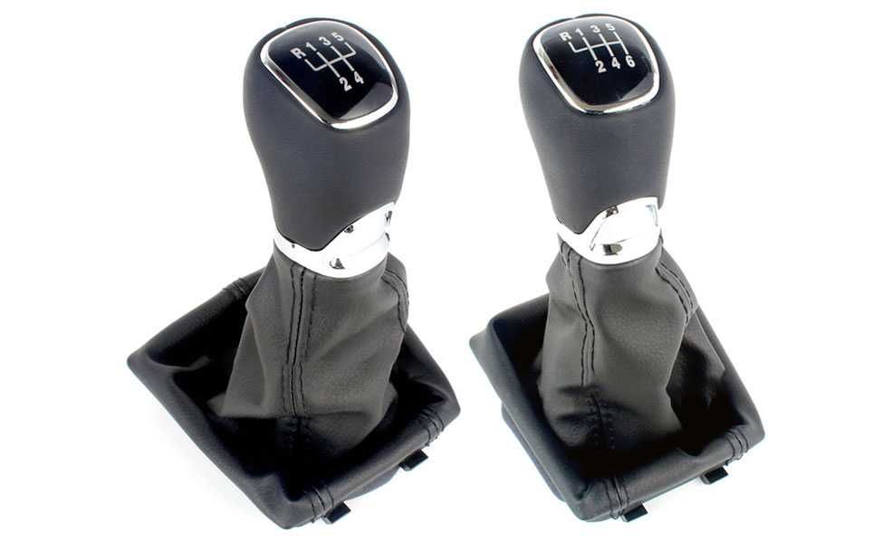 Schimbator viteze PIELE NATURALA - Skoda Octavia 3