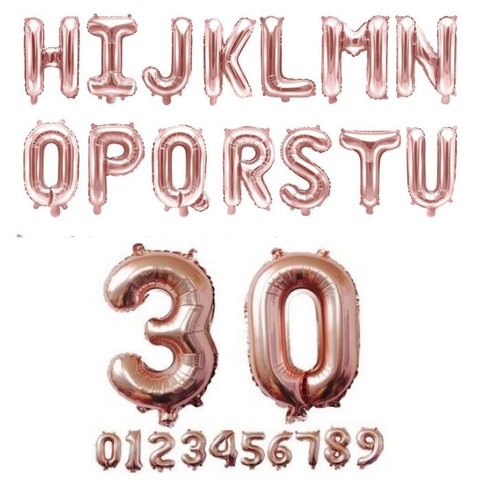 ПРОМО*Фолиеви балони цифри и букви