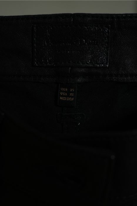 Кожаные брюки Massimo dutti