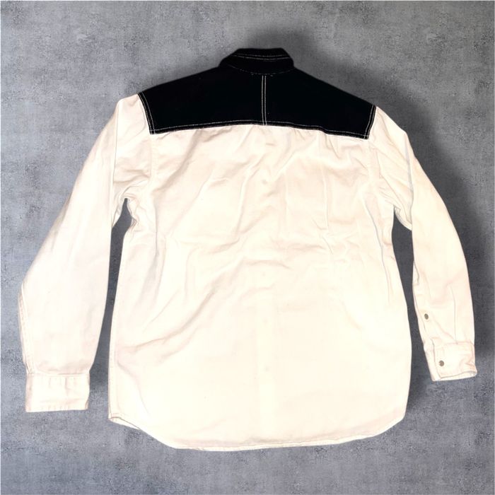 Camasa Pull & Bear , ca noua marimea L . Alb-negru