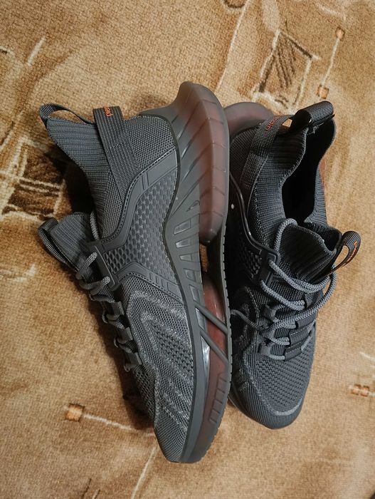 Чисто нови летни Мъжки маратонки Pierre Cardin Сиви, Текстилни, Леки