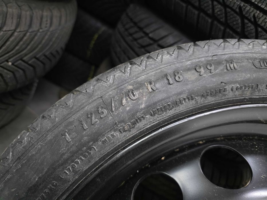 Резервна гума Патерица 18 -5х100 Audi, VW, Subaru, Toyota, Skoda, Seat