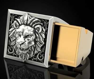 Ефектен винтидж пръстен с тайно отделение