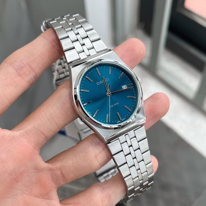 Оригинальные часы Casio MTP-B145D-2A2 — классика и надёжность