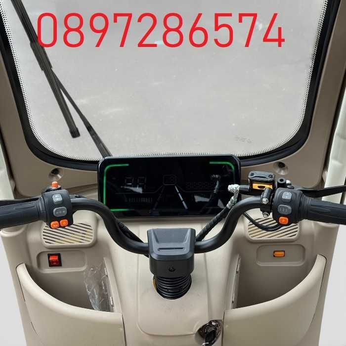 Електрическа триколка с покрив Калинка Premium - 3000W, 72V/60Ah