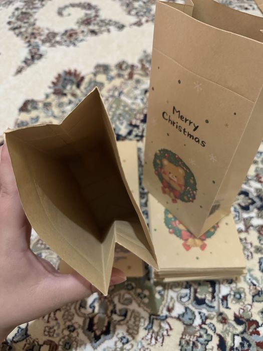 Подарочный бумажный пакет 12х25