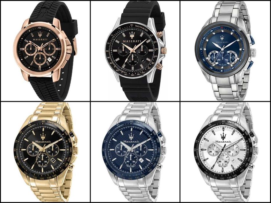 Maserati Мъжки Часовници | Оригинални | Внос от Италия | 85+ Модела