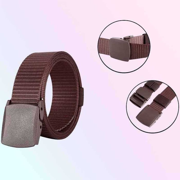 Тактически военен survival колан за панталон с пластмасова катарама