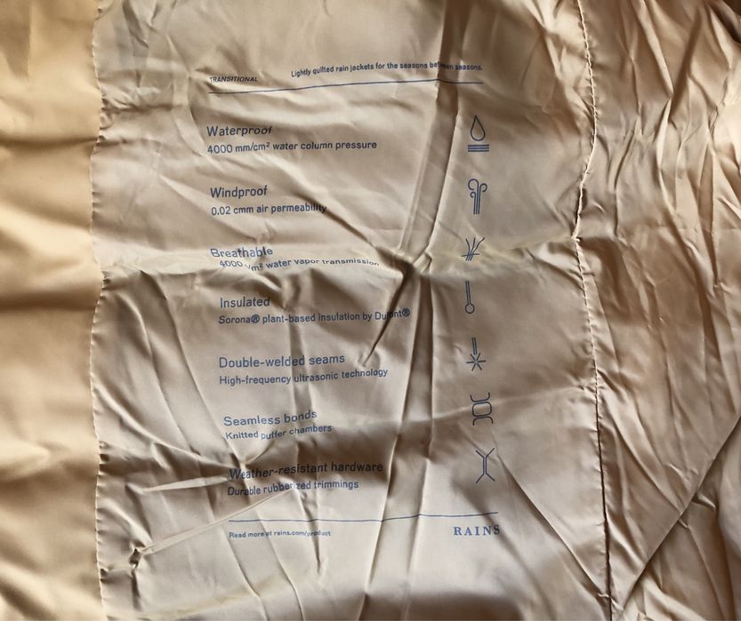 Rains Trekker Jacket ОРИГИНАЛНО мъжко яке - М/L