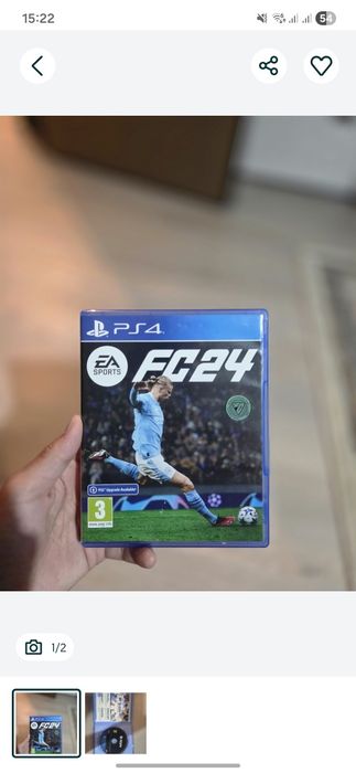 игровой диск fc24 на Playstation 4