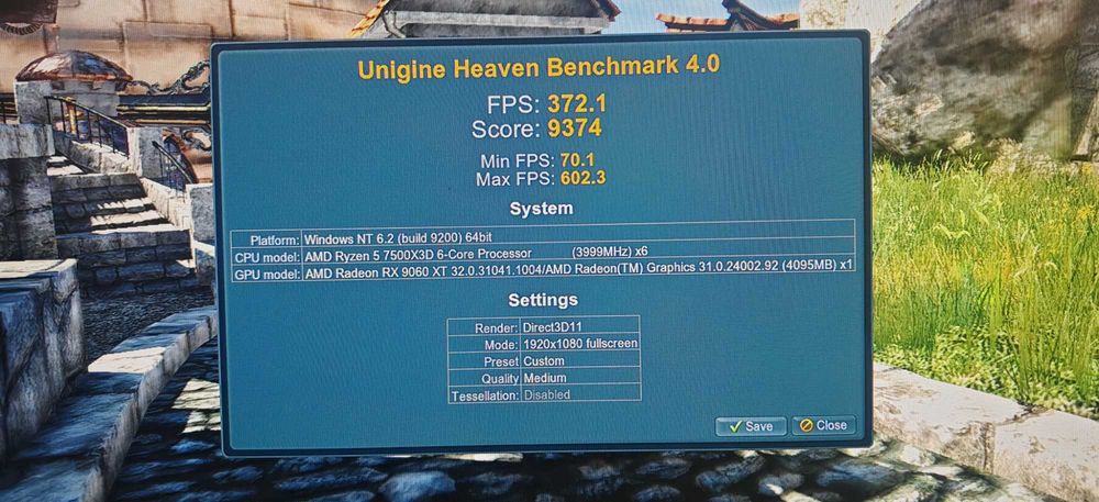 Мощен Геймърски Компютър Ryzen 5 7500X3D/32Gb DDR5/1TB SSD Corsair/RX 9060XT/WIFI & BT/Гаранция