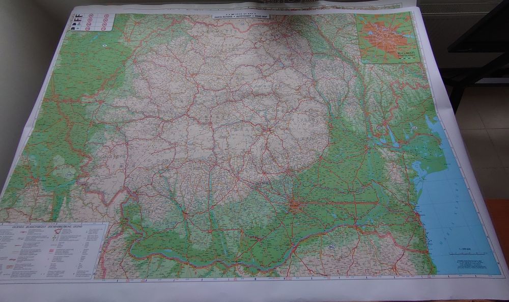 Harta rutiera a României