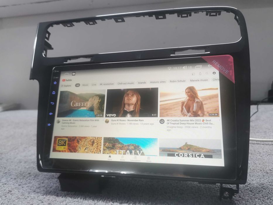 Navigatie Android VW Golf 7 octacore 4/64gb QLED