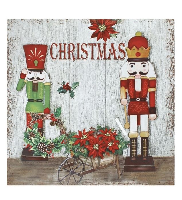 Platou Decorativ cu Spargatorul de Nuci 30x30cm