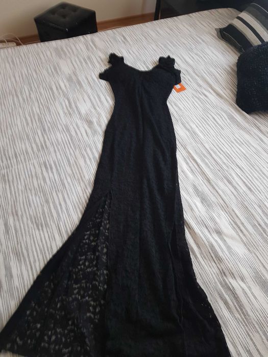 Rochie neagra dantela noua superba