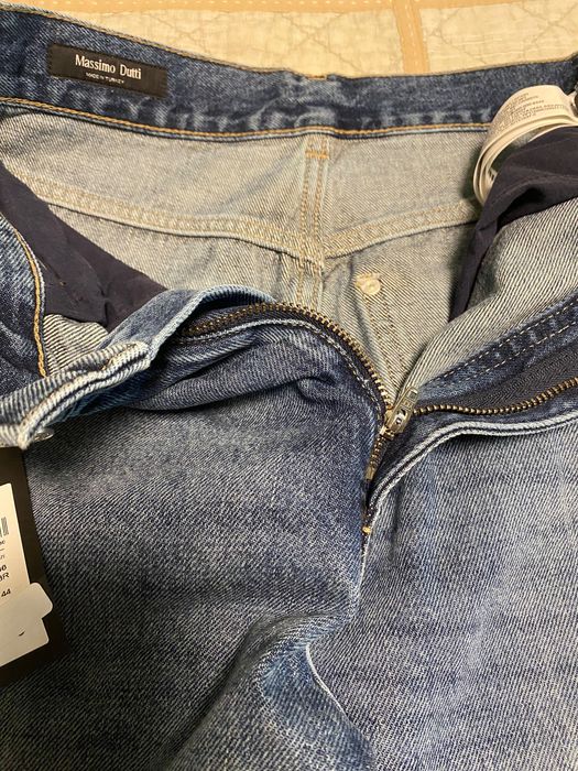 Нови palazzo дънки Massimo Dutti, wide leg blue, размер 36