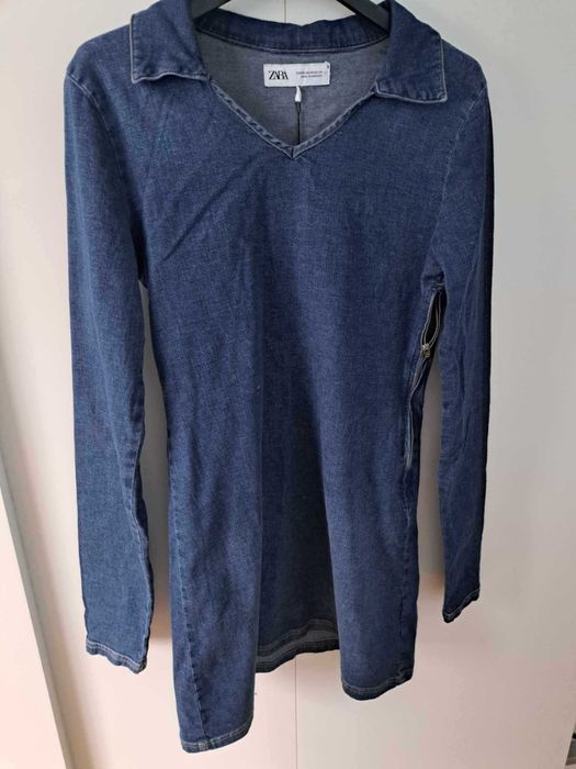 Нова дънкова рокля Зара Zara