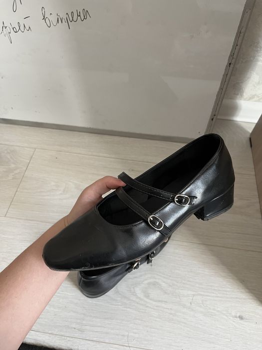 Туфли Мэри Джейн черные