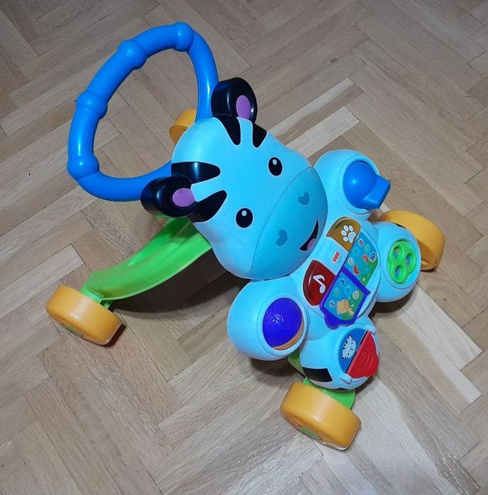 Premergător tip zebra Fischer - Prince, 2 moduri joaca, lumini, sunete