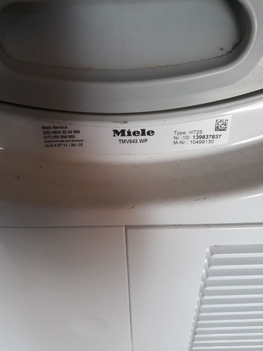 Masina de spalat si uscator Miele Defecte