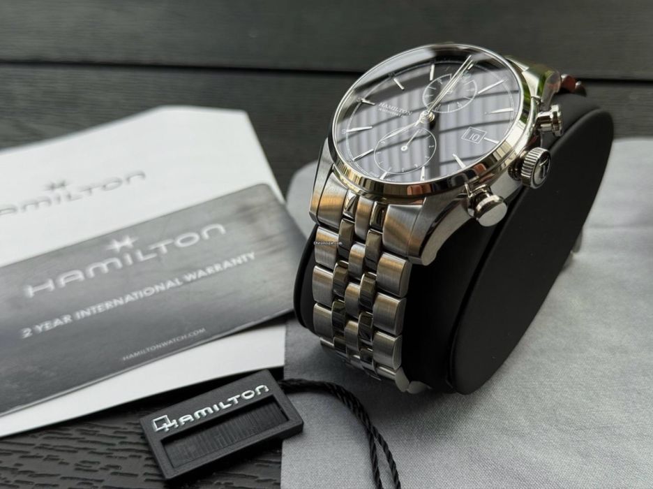 Швейцарские часы Hamilton,механический хронограф с автоподзаводом.