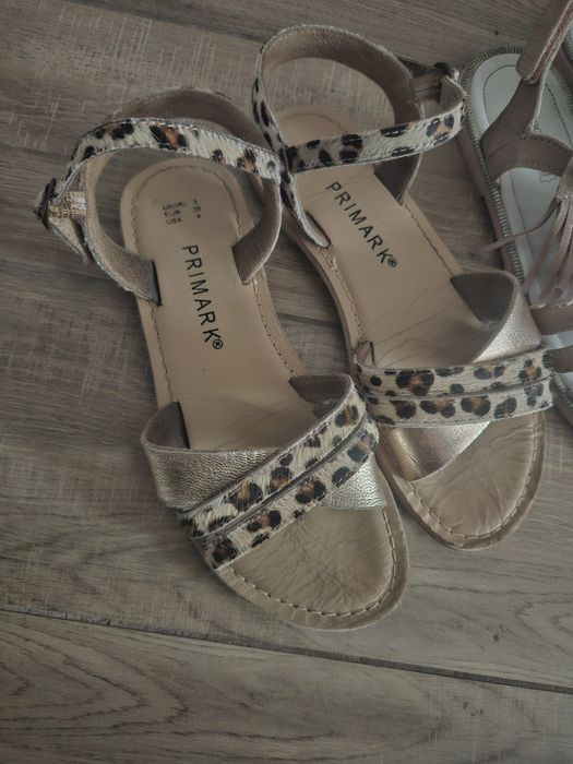 Sandale piele naturala animal print nr. 36